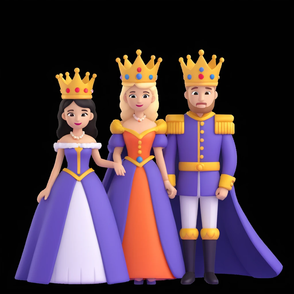 disney king and queen posing emoji