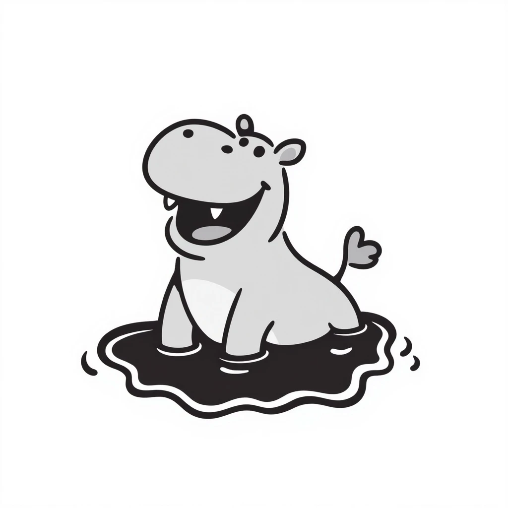 Hippo emoji