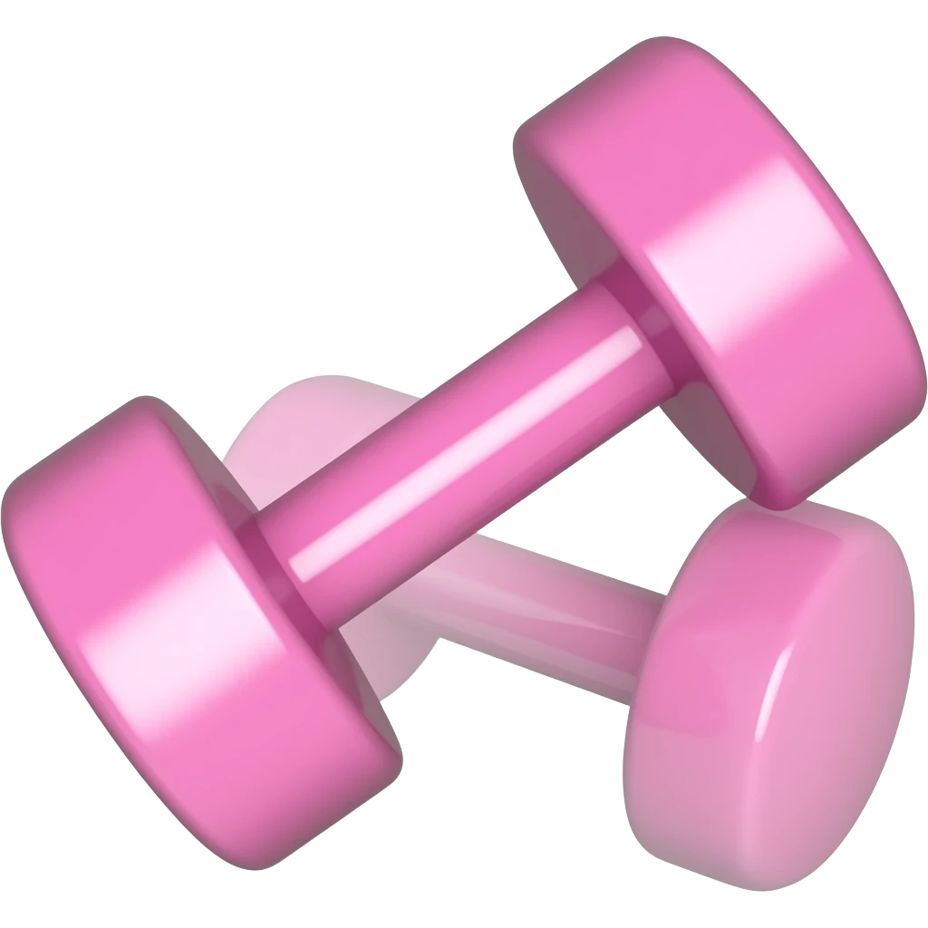 PINK DUMBEL emoji
