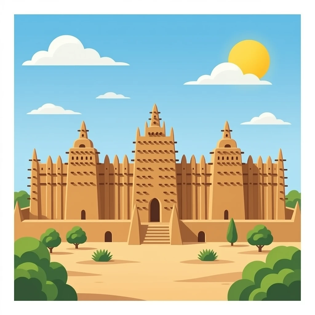 La Grande Mosquée de Djenné emoji