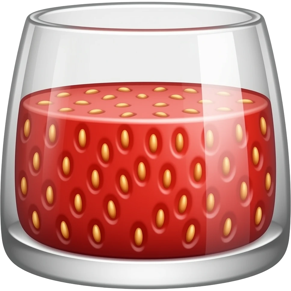 STRAWBERRY GLASS emoji