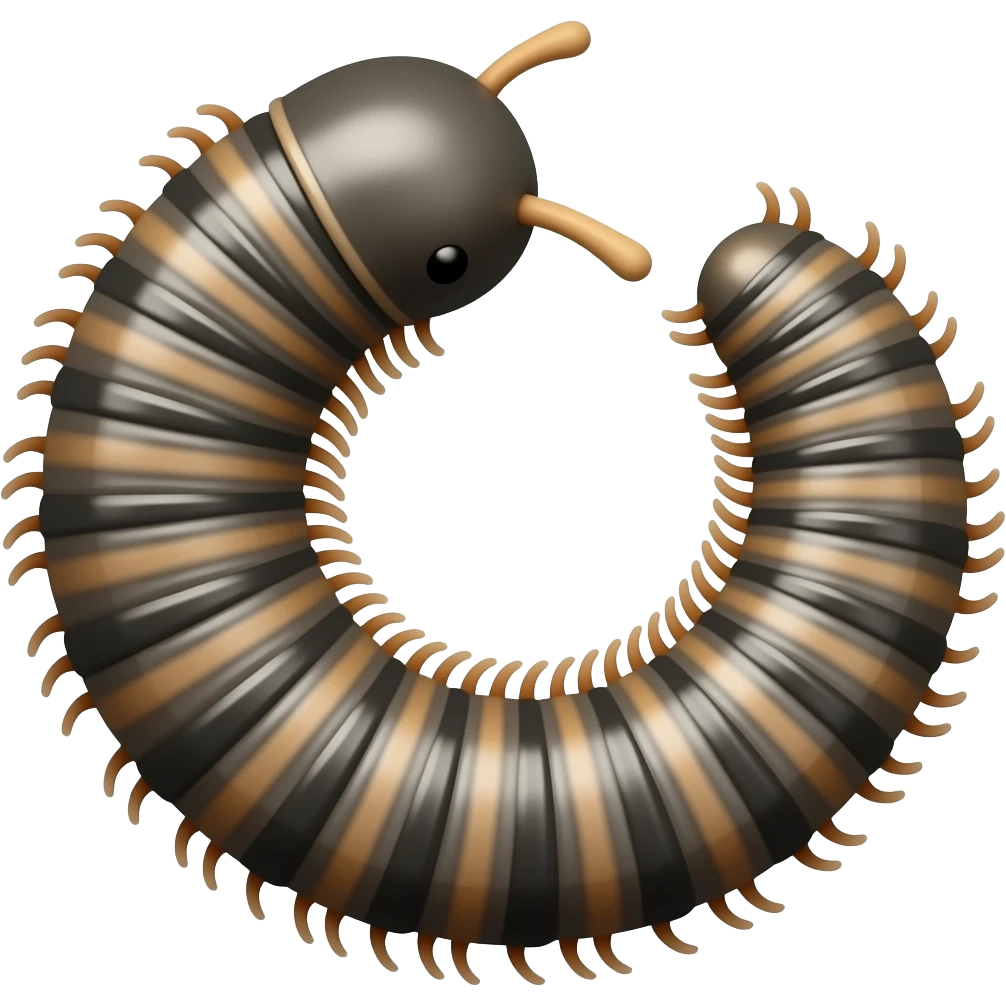 Millipede emoji