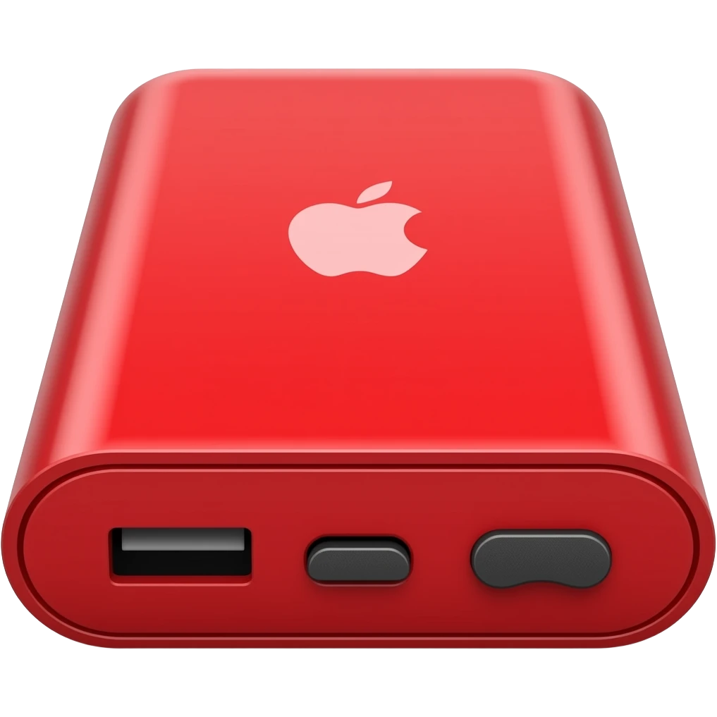 disque dur moderne apple rouge emoji