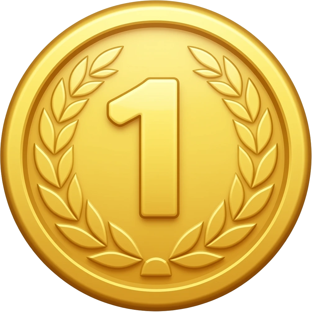 1st Place Medal emoji