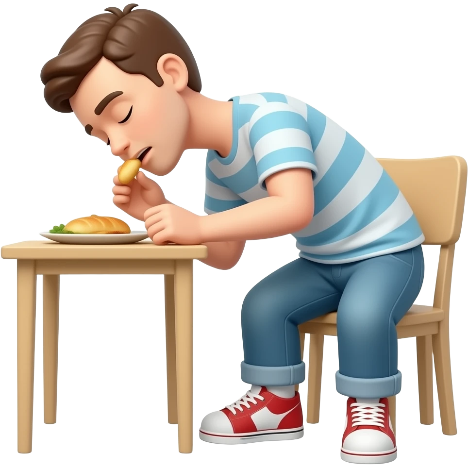 Eat sleep jab teep repeat words emoji