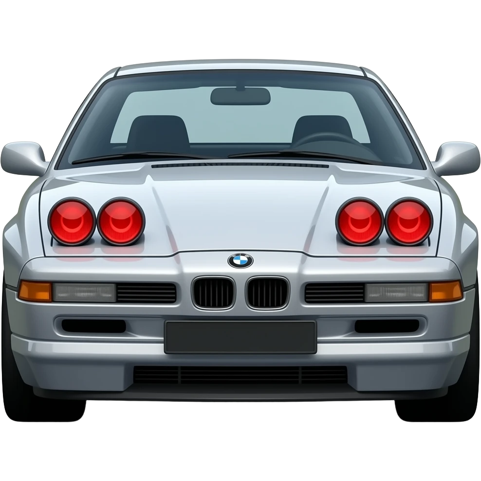 BMW 850csi rot scheinwerfer schräg emoji