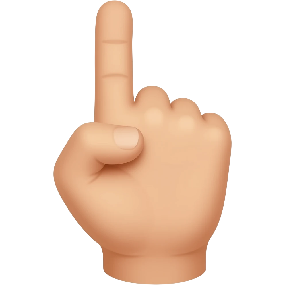 finger on top emoji