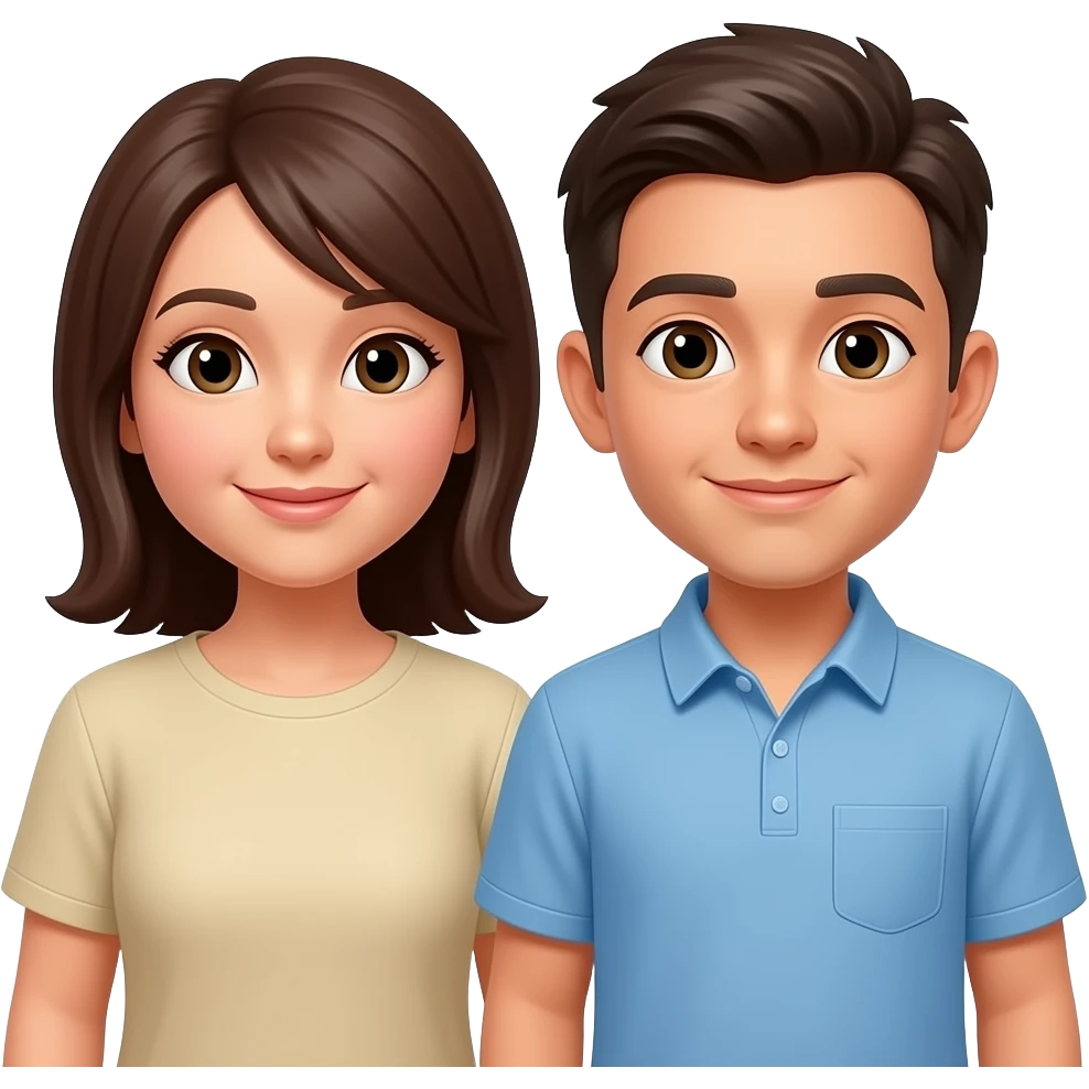mom and older son emoji