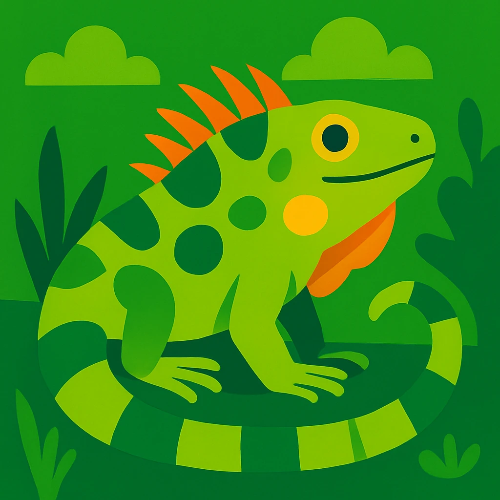 Iguana emoji
