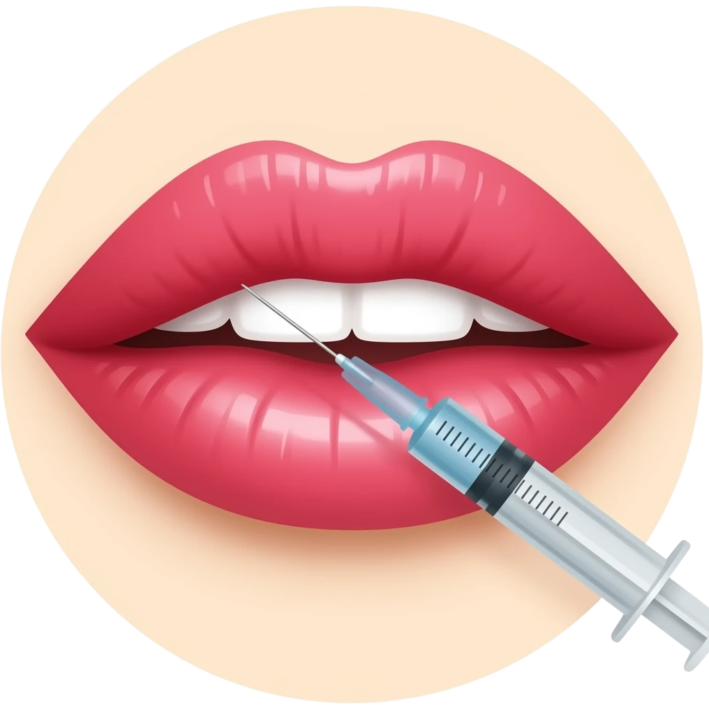 lip filler (lips with.a syringe) emoji