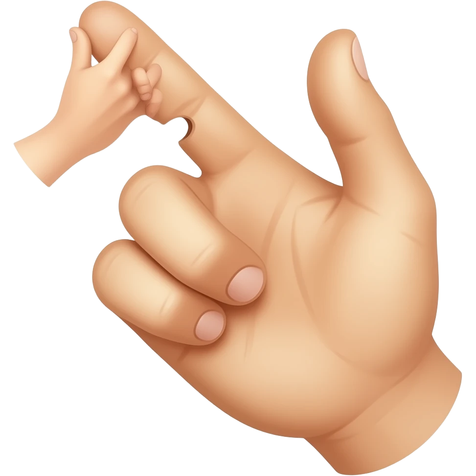 Biting finger flirtatiously emoji