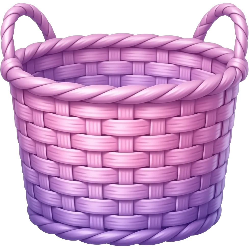 purple pink laundry basket inspired by Barbie colour palette emoji