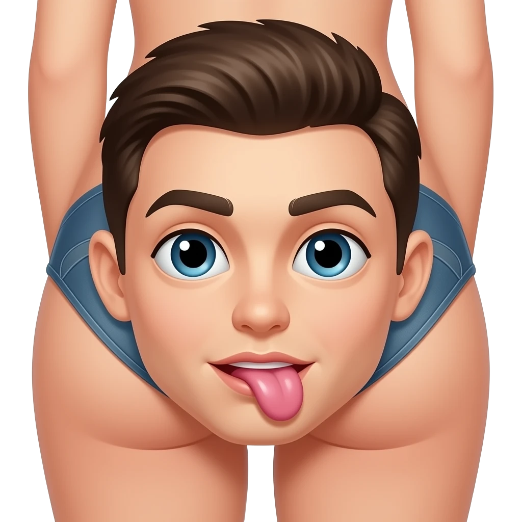 Licking ass emoji emoji