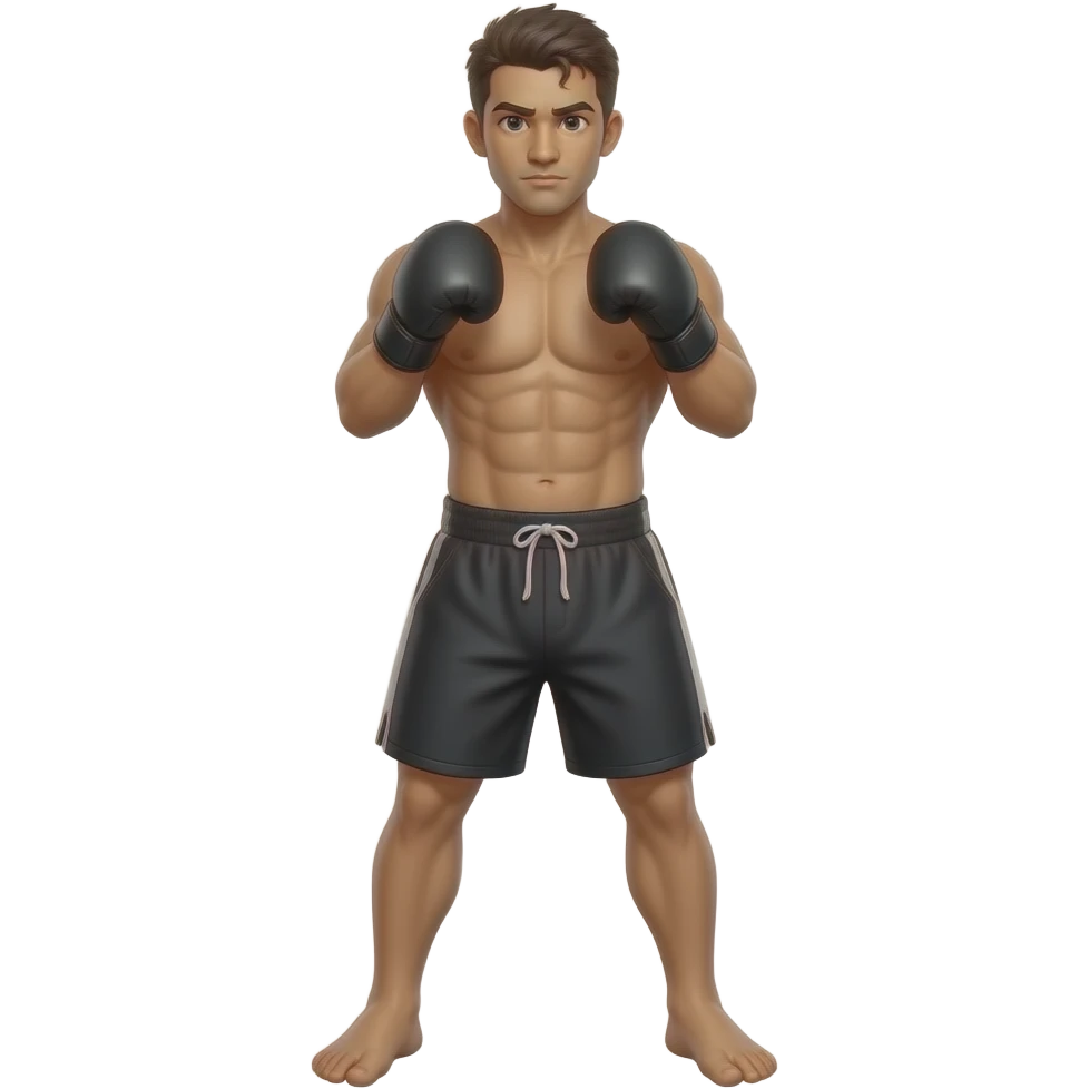 Kickboxing person emoji