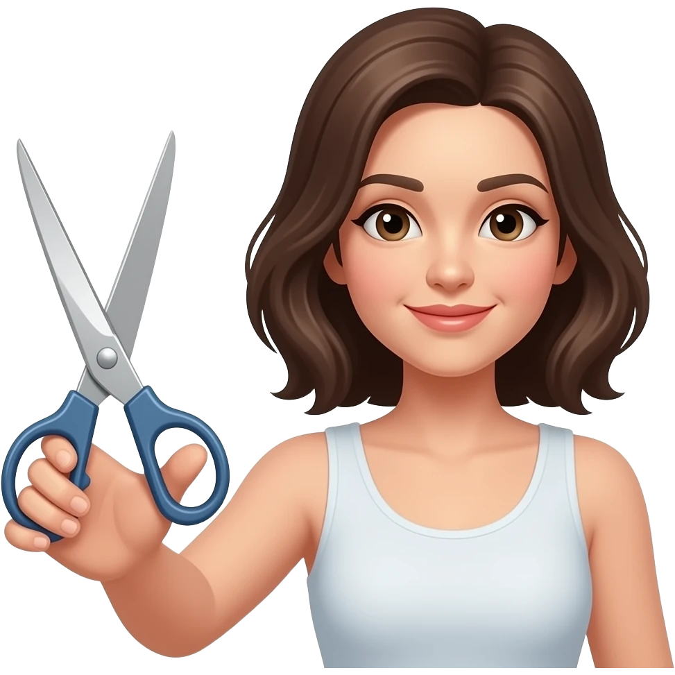 femme ciseau emoji