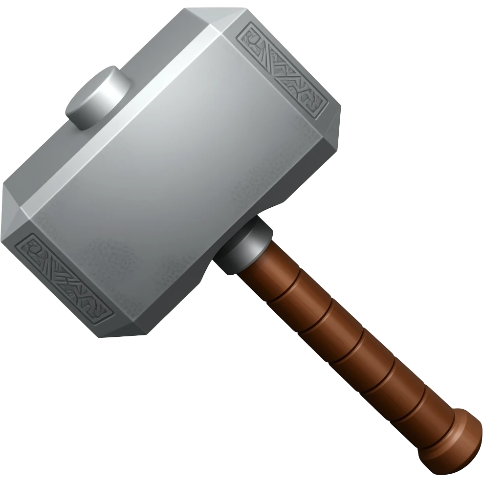 Stormbreaker hammer of thor emoji