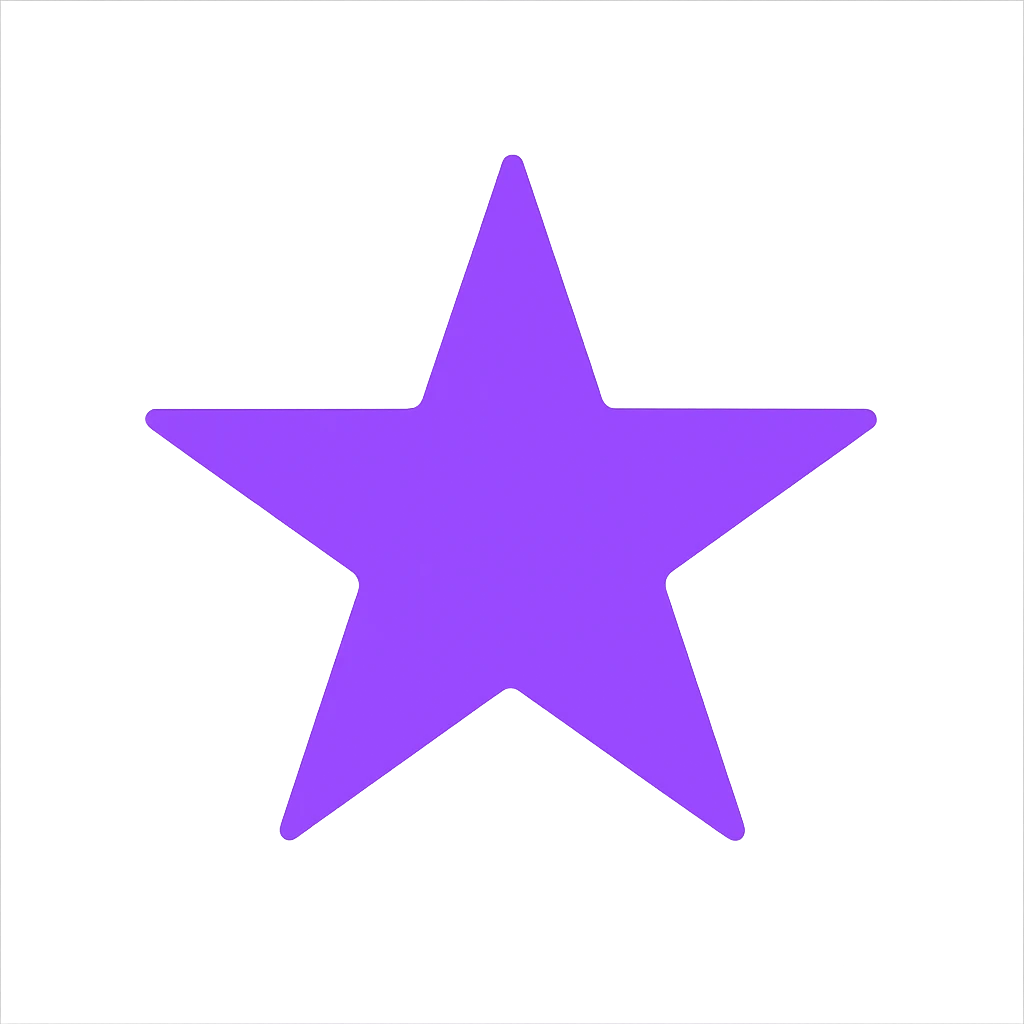purple star emoji