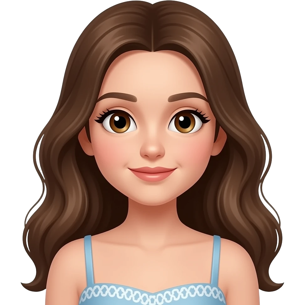 Girl without dress emoji