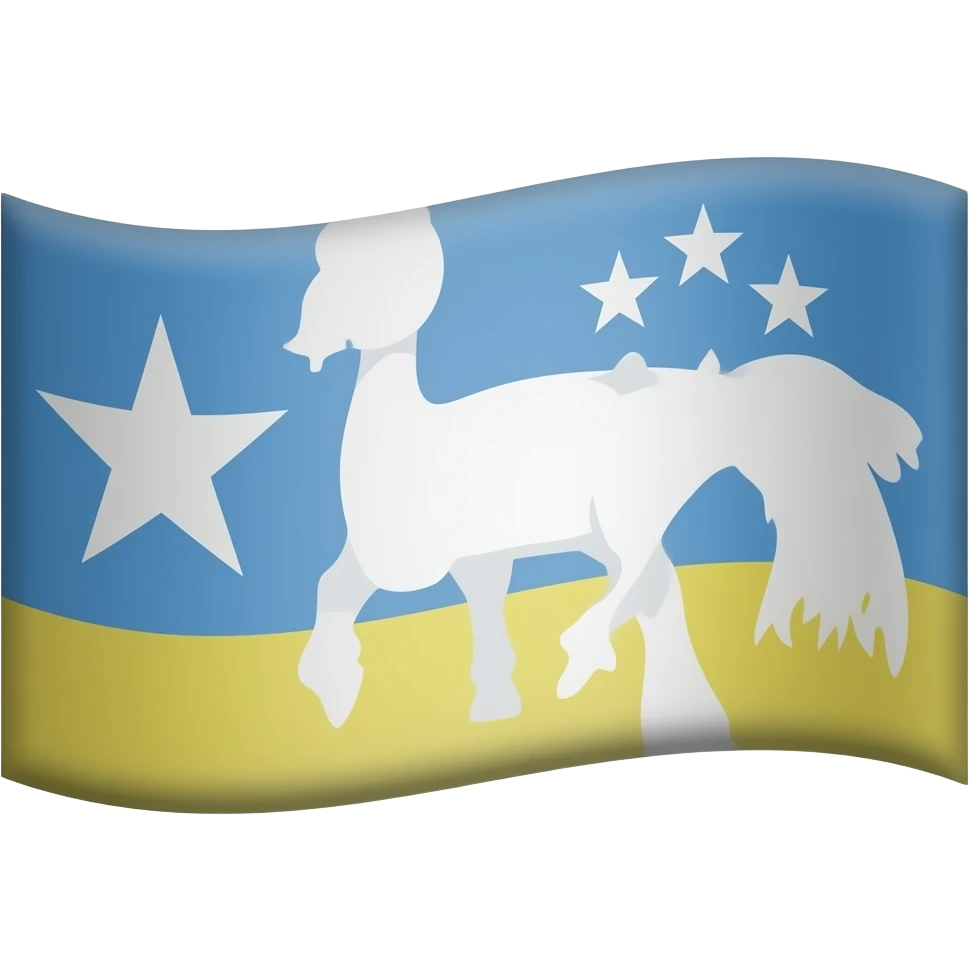 Blue White Yellow flag emoji