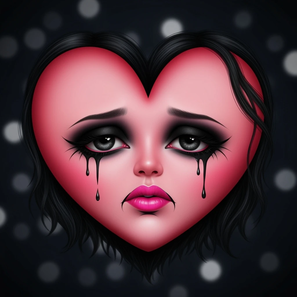 cute emo heart emoji