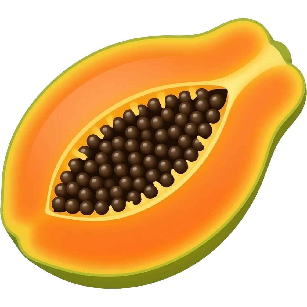 Papaya emoji emoji