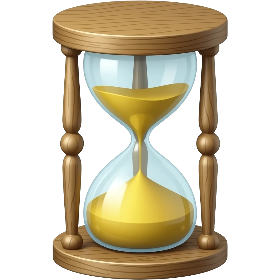 reloj de arena emoji