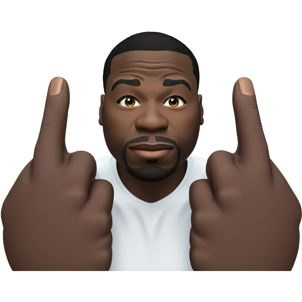 confident dark-skinned male portrait emoji