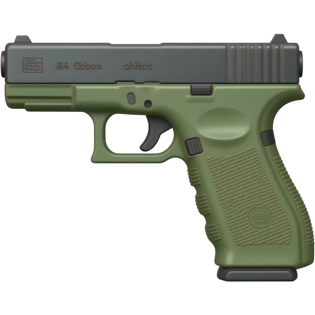 Glock 17 green emoji