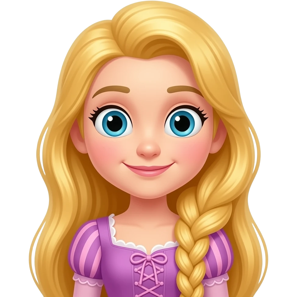 princesa rapunzel emoji