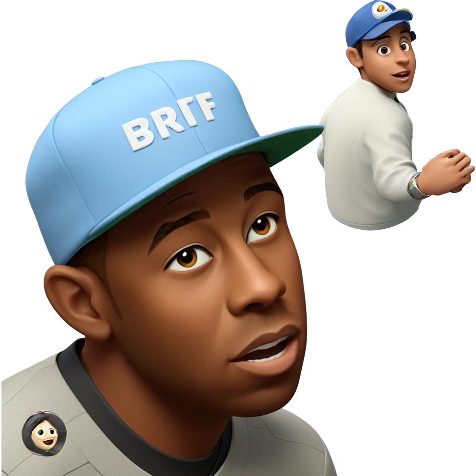 boy in baseball cap emoji