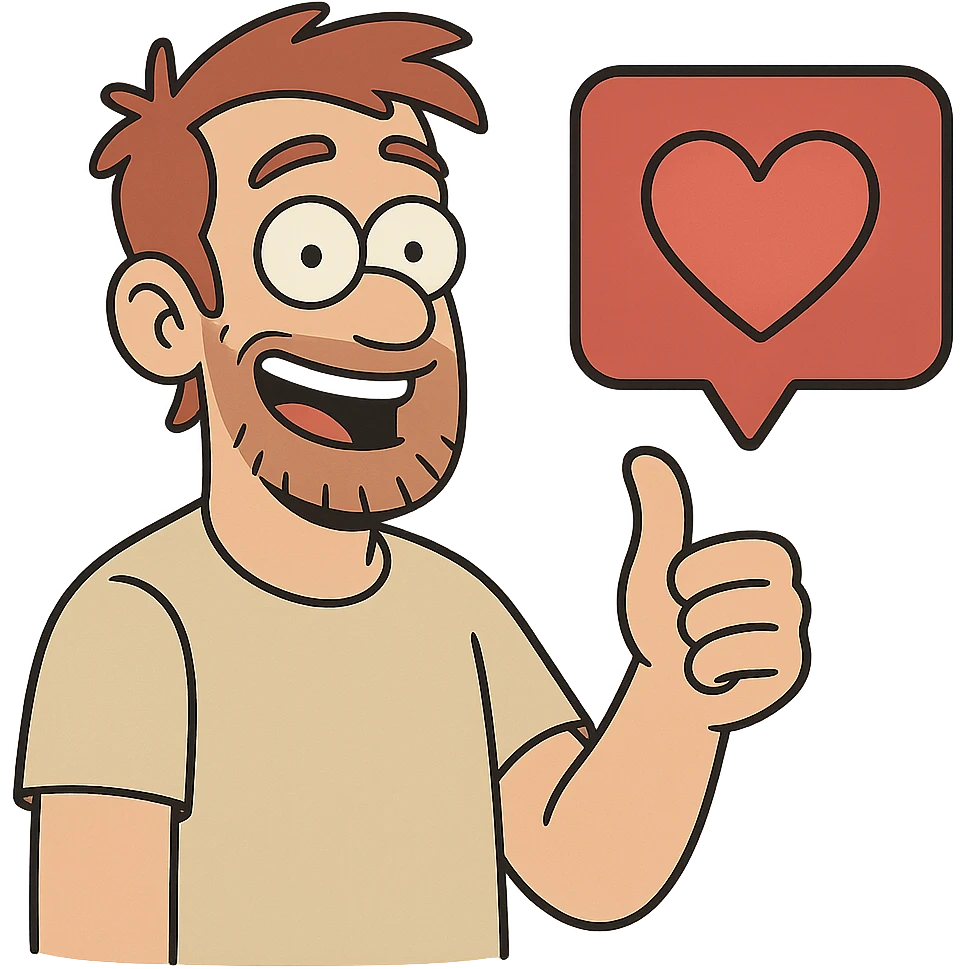 like icon, flat toon style emoji