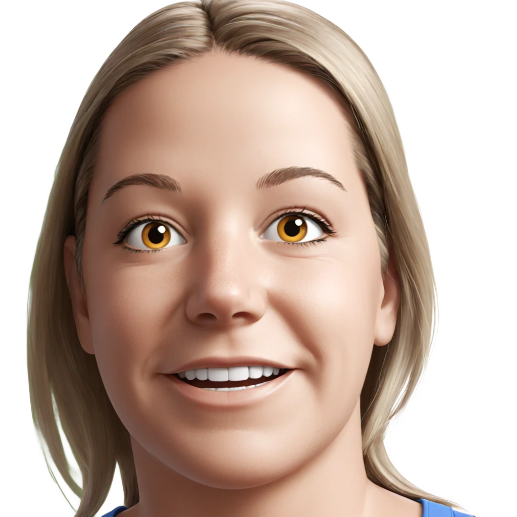 portrait of smiling girl emoji