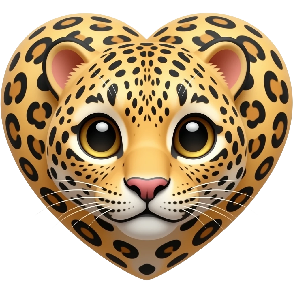 Herz leopard emoji