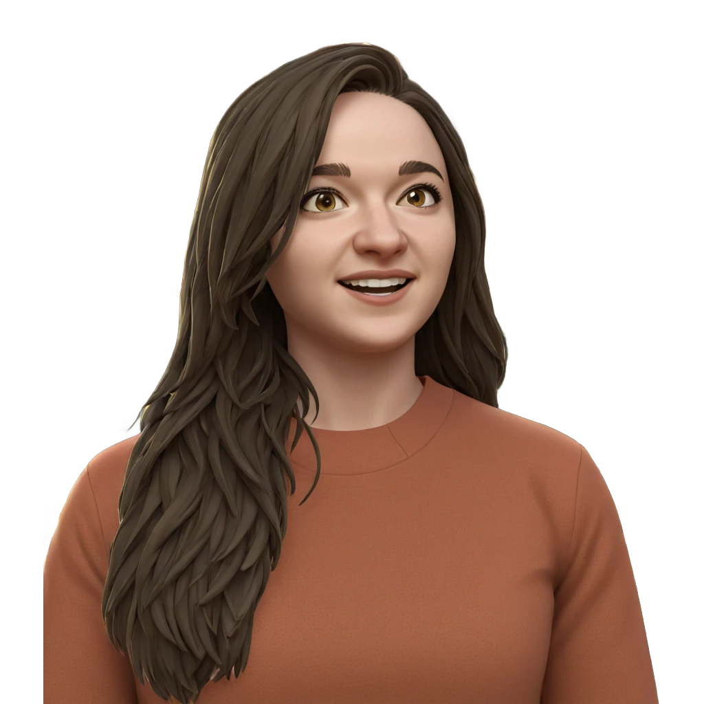 smiling girl outdoors by tree emoji