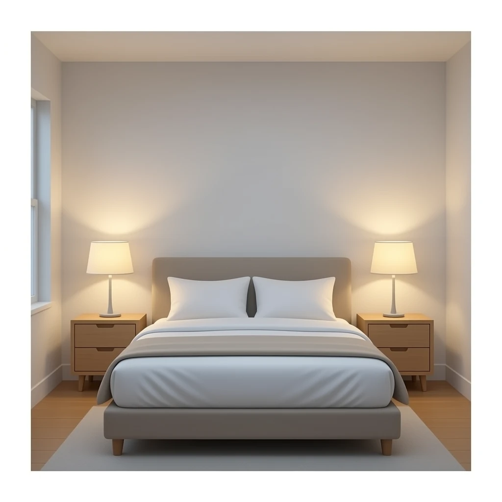 realistic bedroom neutral color emoji