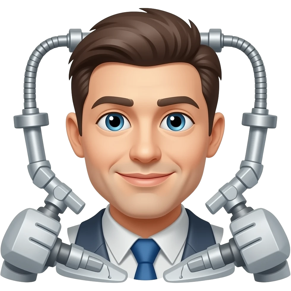 genereer een emoji van een machine op een witte achtergrond emoji