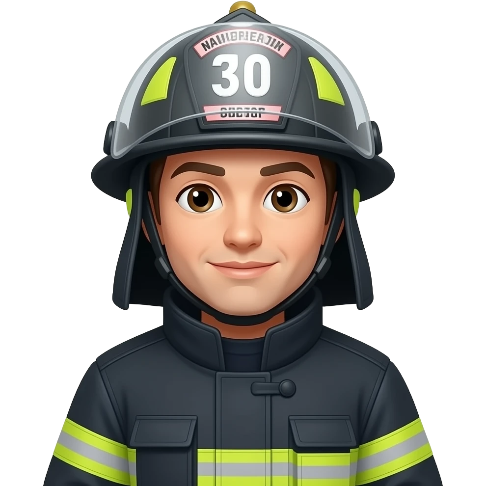 2.Fire fighter emoji