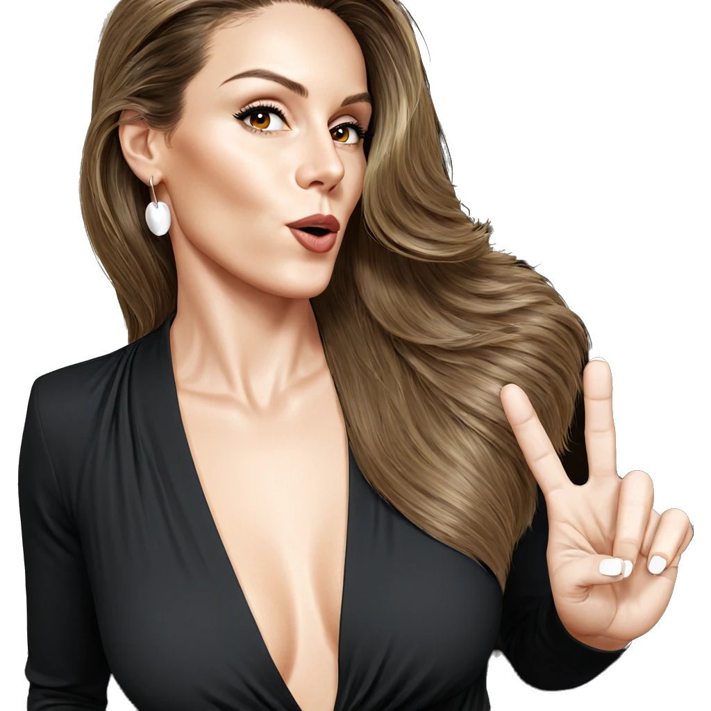 realistic portrait of woman emoji