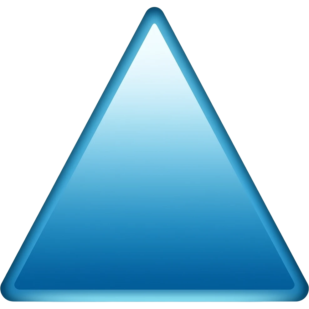 Blue Triangle emoji