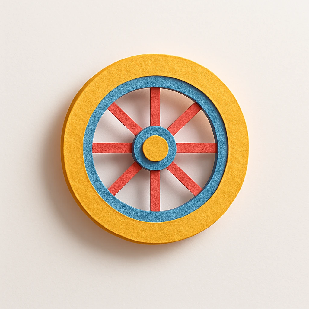A wheel emoji