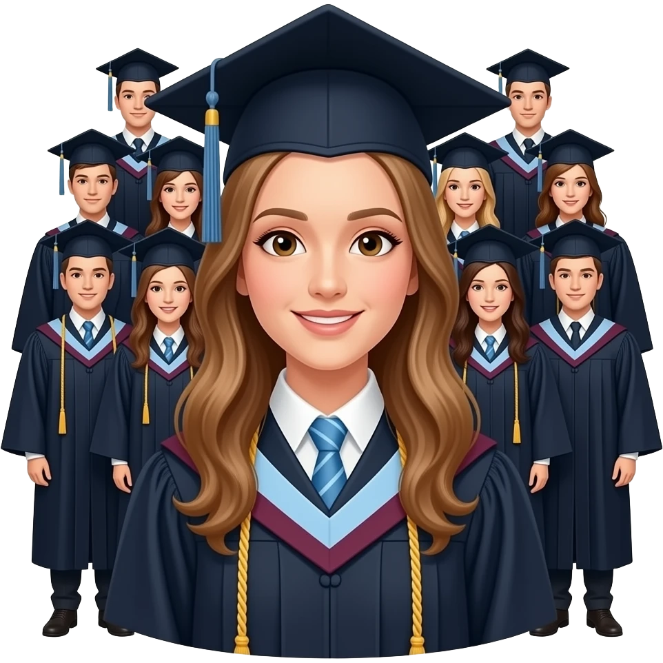 graduation whatsapp group photo emoji