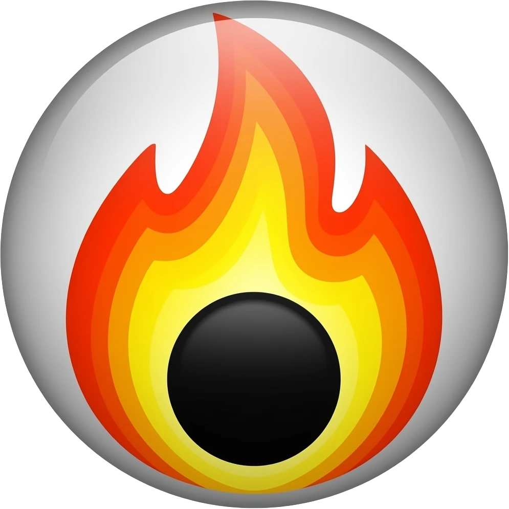 🔥⚫make it a version but the collor black make it inside also emoji