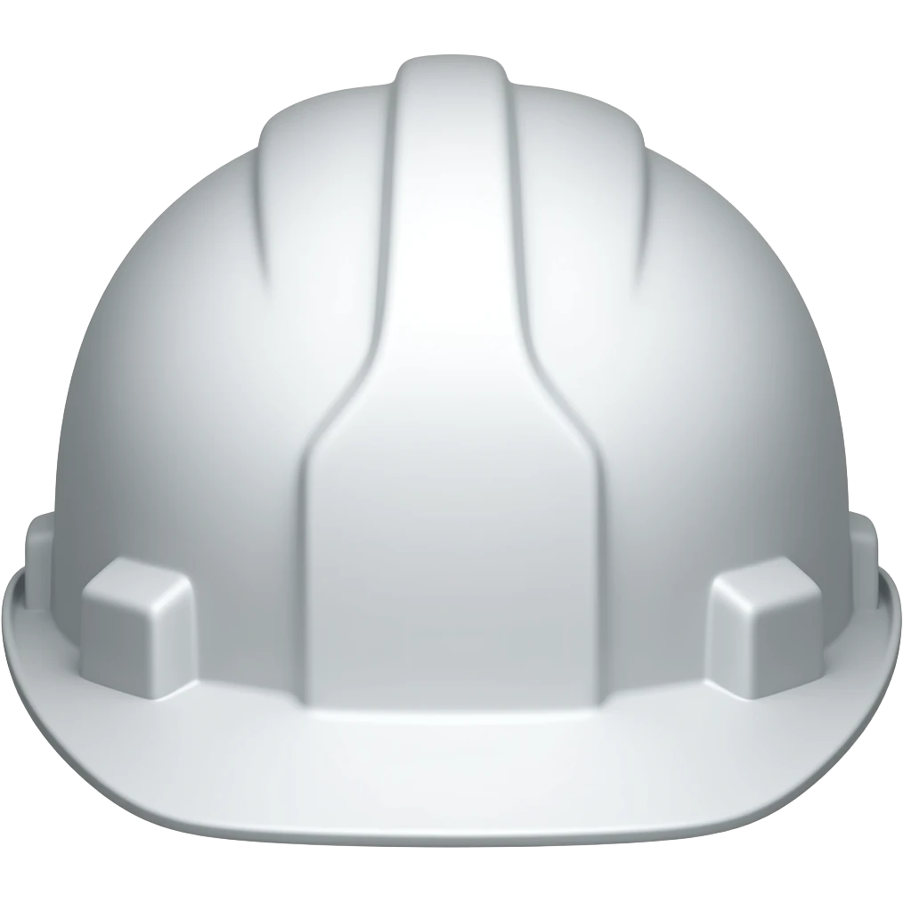 Casco blanco bde ingeniero emoji