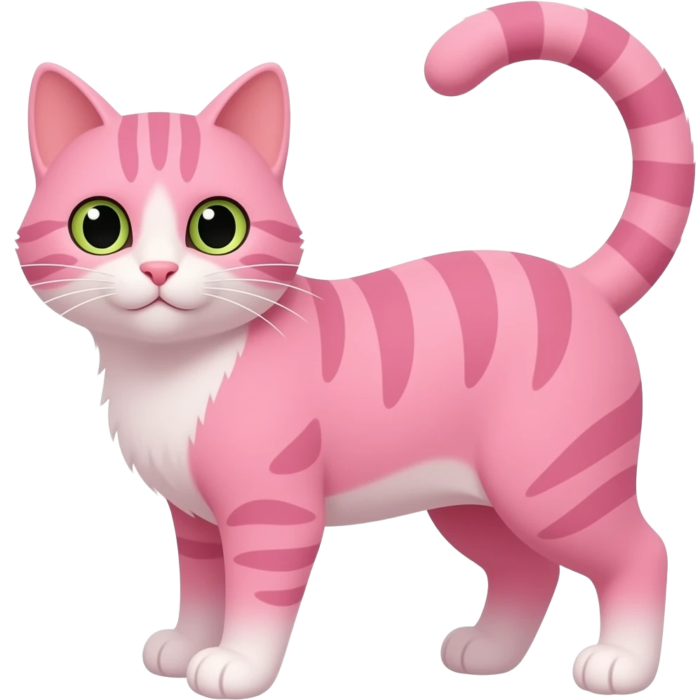 cutecore pink cat emoji
