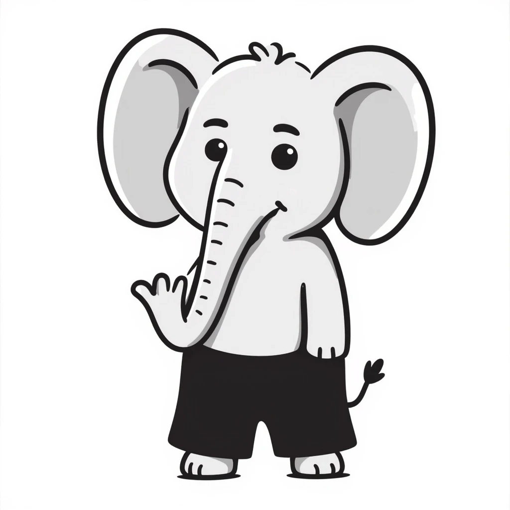 Elephant emoji