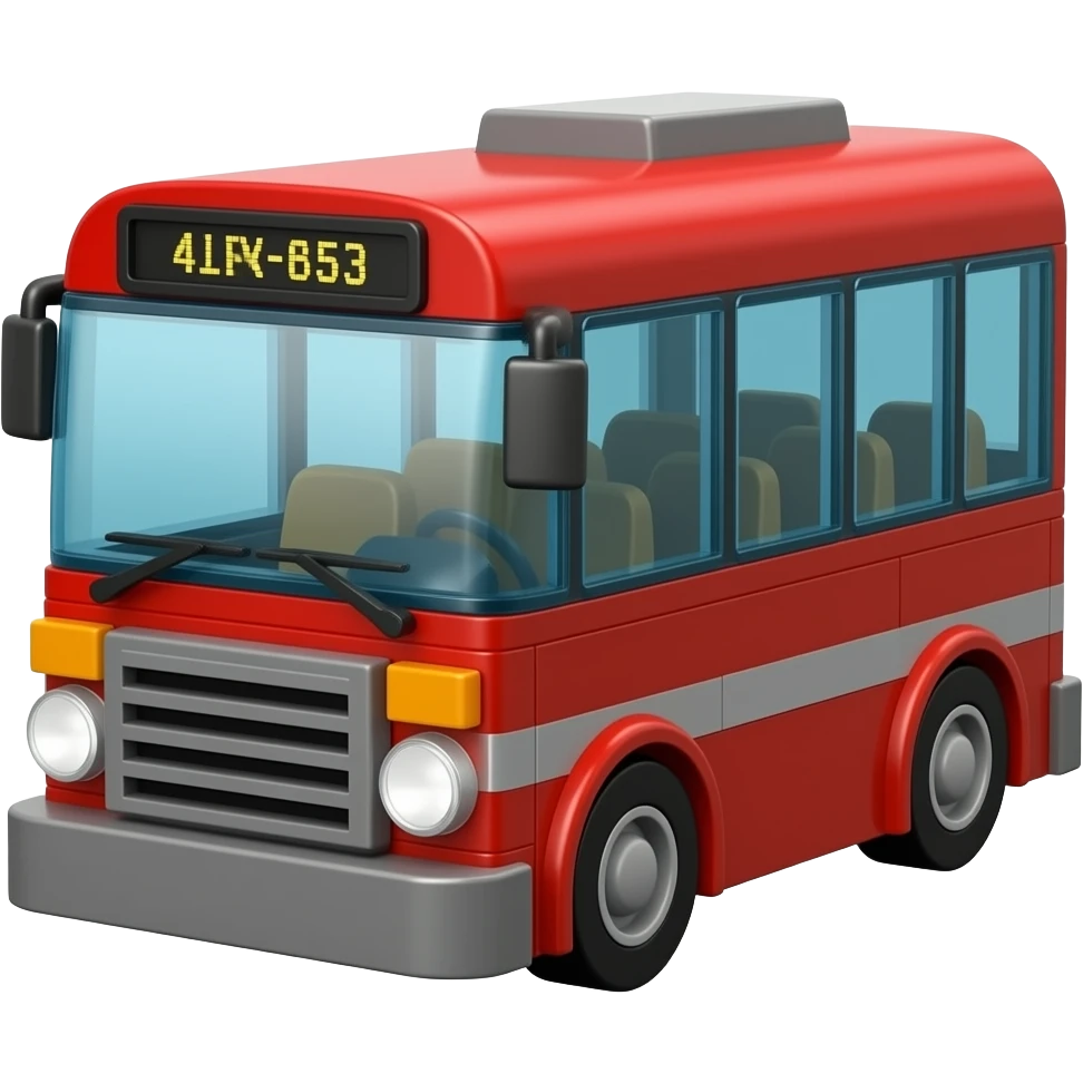 Lego bus emoji