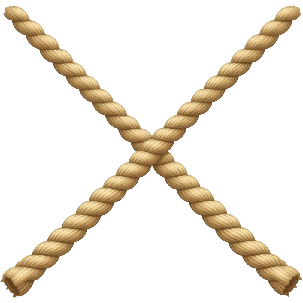 rope straight long one emoji