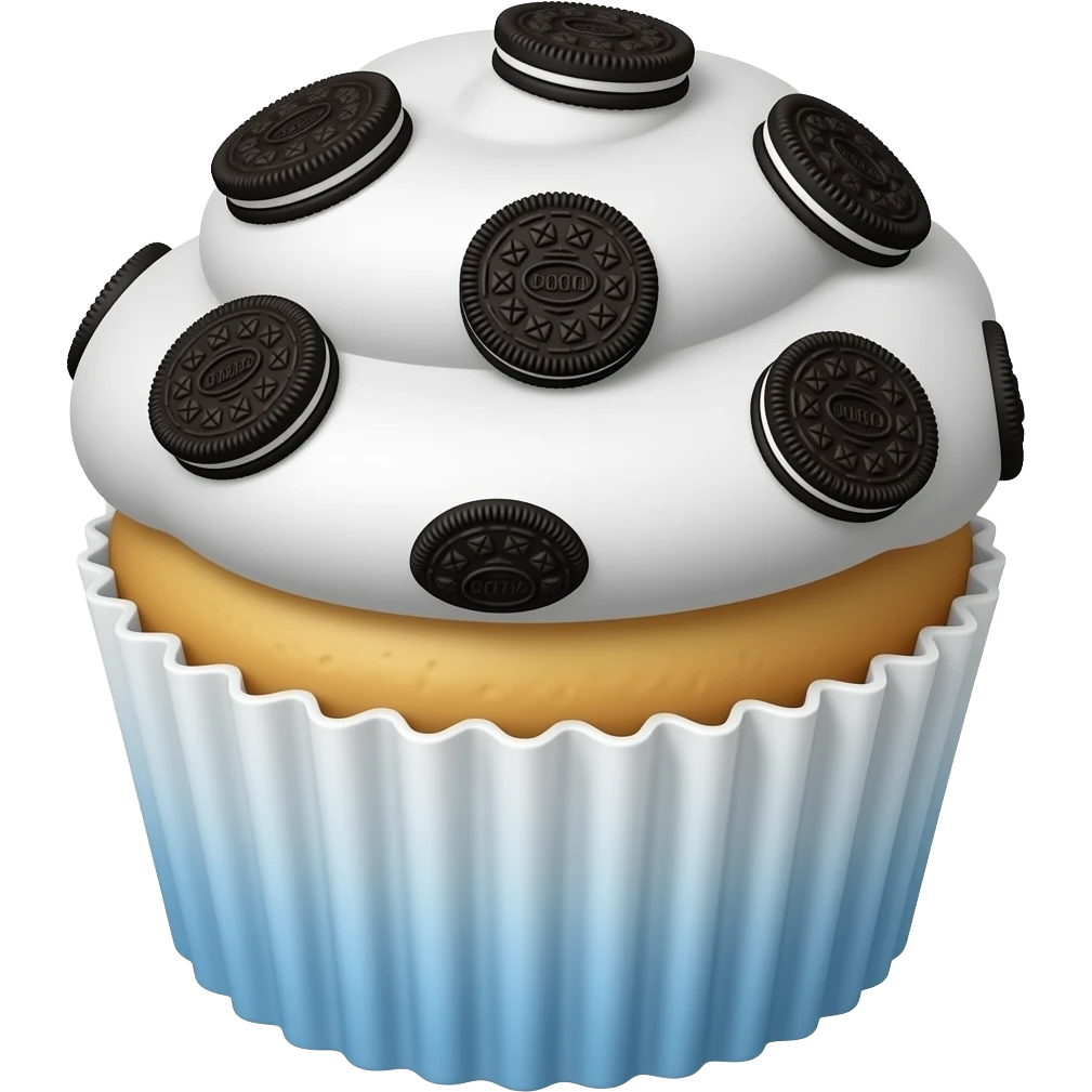oreo cupcake emoji