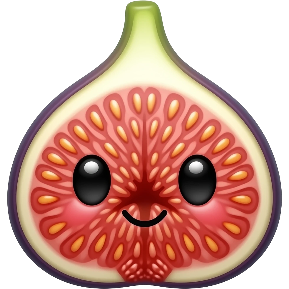 Cute fig emoji