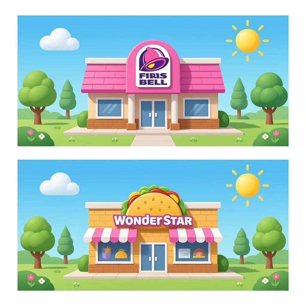 Taco bell pinkfong wonderstars places emoji